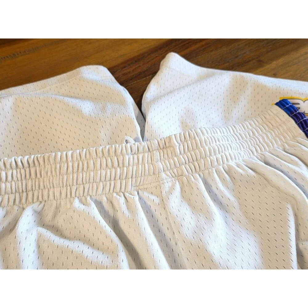 Mitchell & Ness NBA Denver Nuggets Swingman White Rainbow Shorts Men's XXL 2XL